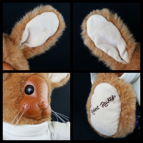 Raikes Original Wood Face Bunny Rabbit Vincent Jr - Picture 8 of 8